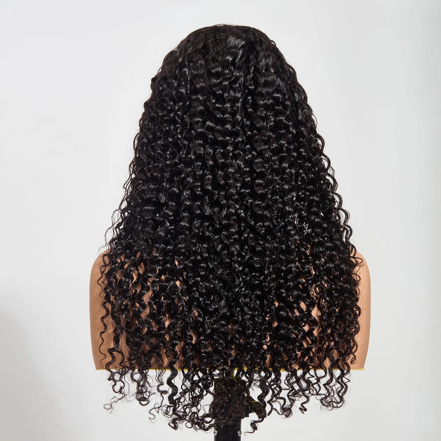 Water Wavy 13"x4" 180% Transparent Lace Frontal Wig #1B Length 28in